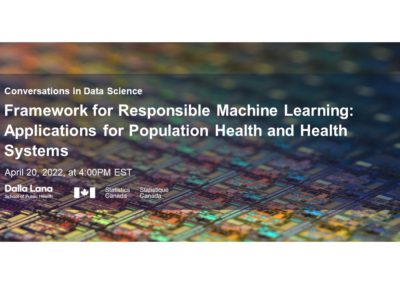 Framework for Responsible Machine Learning: Applications for Population Health and Health Systems